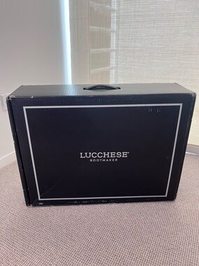 LUCCHESE Brand new never worn White boots
